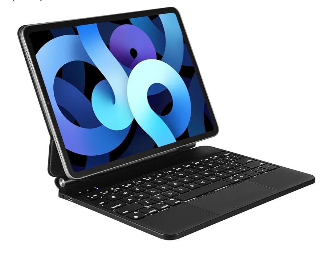 Magic-Style Keyboard Case for 10.9 inch iPad Air (2022, 5th/4th Gen), iPad Pro 11 inch (2022, 4th/3rd/2nd/1st Gen) Multi Touch Trackpad, Detachable Ma