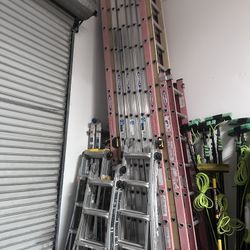 Ladders. 32ft - 8ft