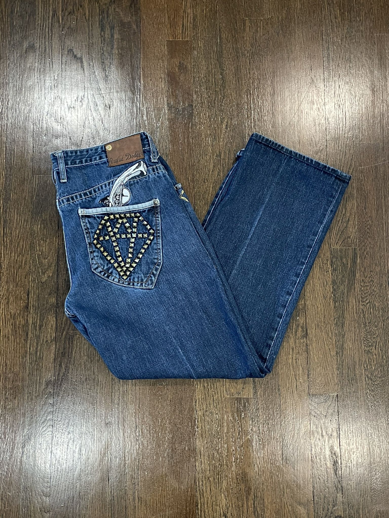 Rare vintage Y2K studded jeans