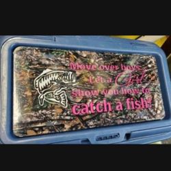 Fishing Wall Sign Or License Plate 