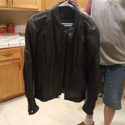 Leather Motorcycle Jacket 