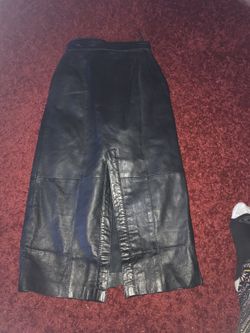 Genuine Leather Skirt