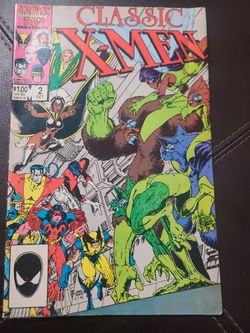 classic X-men comic book