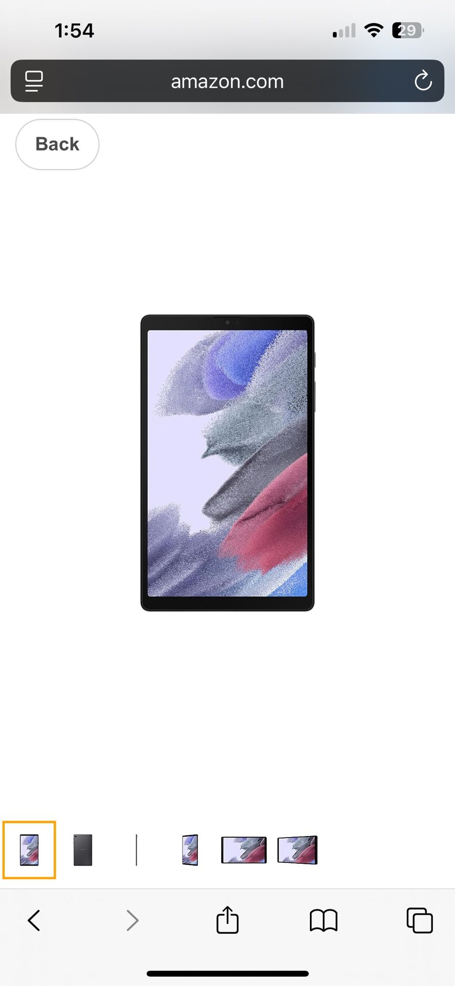 SAMSUNG Galaxy Tab A7 Lite 8.7" 32GB WiFi Android Tablet, Compact, Portable, Slim Design, Kid Friendly, Sturdy Metal Frame, Expandable Storage, Long L