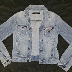 Hudson Woman's Medium Wash Denim Jacket