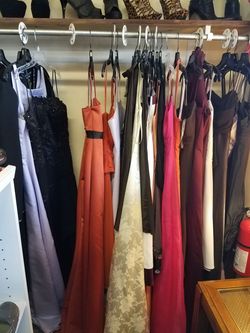 Prom dresses and shoes