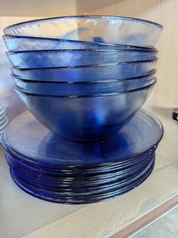 Bormioli Rocco Blue Glassware