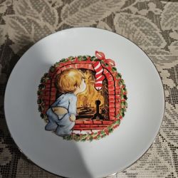 Vintage 1982 Jasco Christmas Plate 