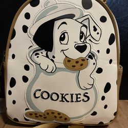 Loungefly 101 Dalmatians “ Cookies” Backpack Used
