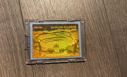 1992 Silverstar Dodger Stadium 30th Anniversary Hologram Card