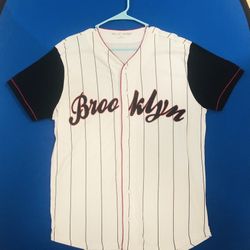 Brooklyn NY Baseball Jersey Shirt Size Large, Never Worn