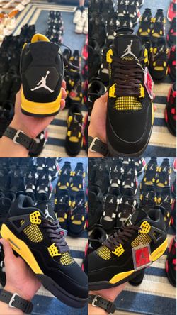 AJ RETRO 4 YELLOW THUNDER