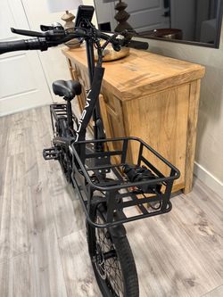 Jasion Electric Cargo Bike with Front Basket