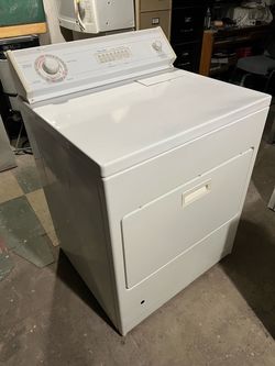 Refurbished gas dryer installed