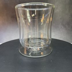 (1) Tea Forte Morehouse Glass Double Wall Insulated Artisan Glass. 