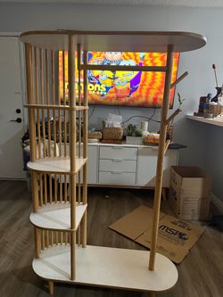 Open wardrobe