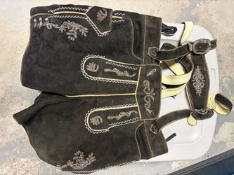 Vintage AlmSach Lederhosen Shorts