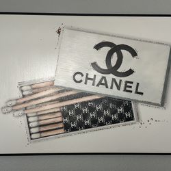 Chanel Matchstick Painting