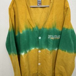 Awful Lot of Cough Syrup Heavyweight Button Down Cardigan Size 2XL