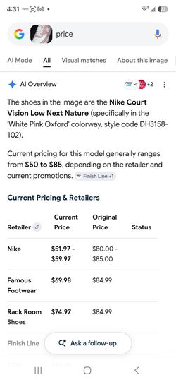 Nike size 9 low cut