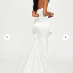 DOWN THE AISLE SATIN MAXI DRESS