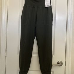 Athleta Cruise Jogger In Powervita -Black Olive -Size XS -NWT for
