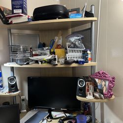 4 Tier  Office Corner Desk 