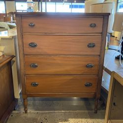 Well-Kept Vintage Tallboy Dresser