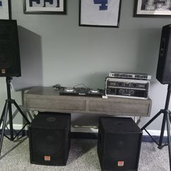 Complete DJ Mixing & Recording  Sound System 