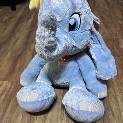 Disney Parks Dumbo Big Feet Large Size 18” Soft Plush Toy Doll Stuffed Animal pl