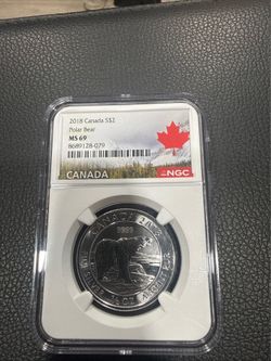 2018 Canada Polar Bear 1/2 oz silver
