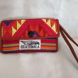 Mayan Textile Wristlet 