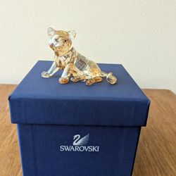 Swarovski Crystal Baby Tiger Cub (Sitting)
