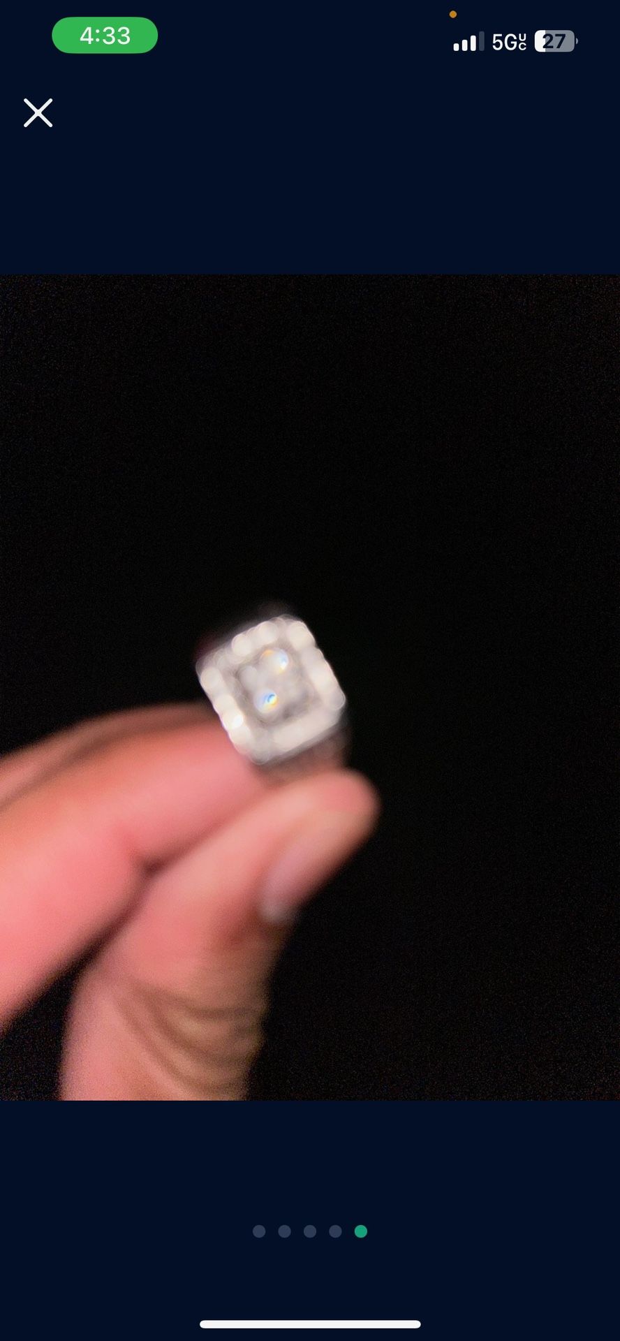 REAL DIAMOND RING Box And Everything
