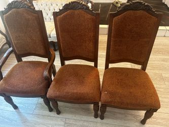 Fancy Wood chairs