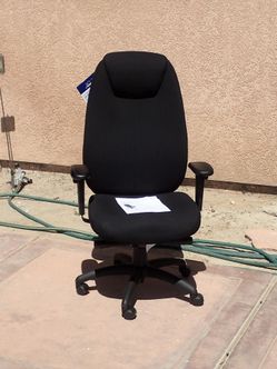 Tempur-Pedic TP6400C Fabric Computer Desk Chair with Cooling Gel Layer Black Office Chair