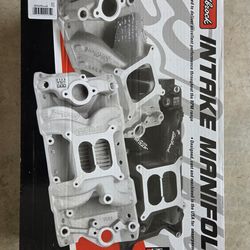 New Edelbrock intake.