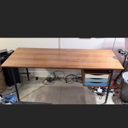 Finn Juhl Nyhavn Mid-Century Modern Desk with 3-Drawer Cabinet