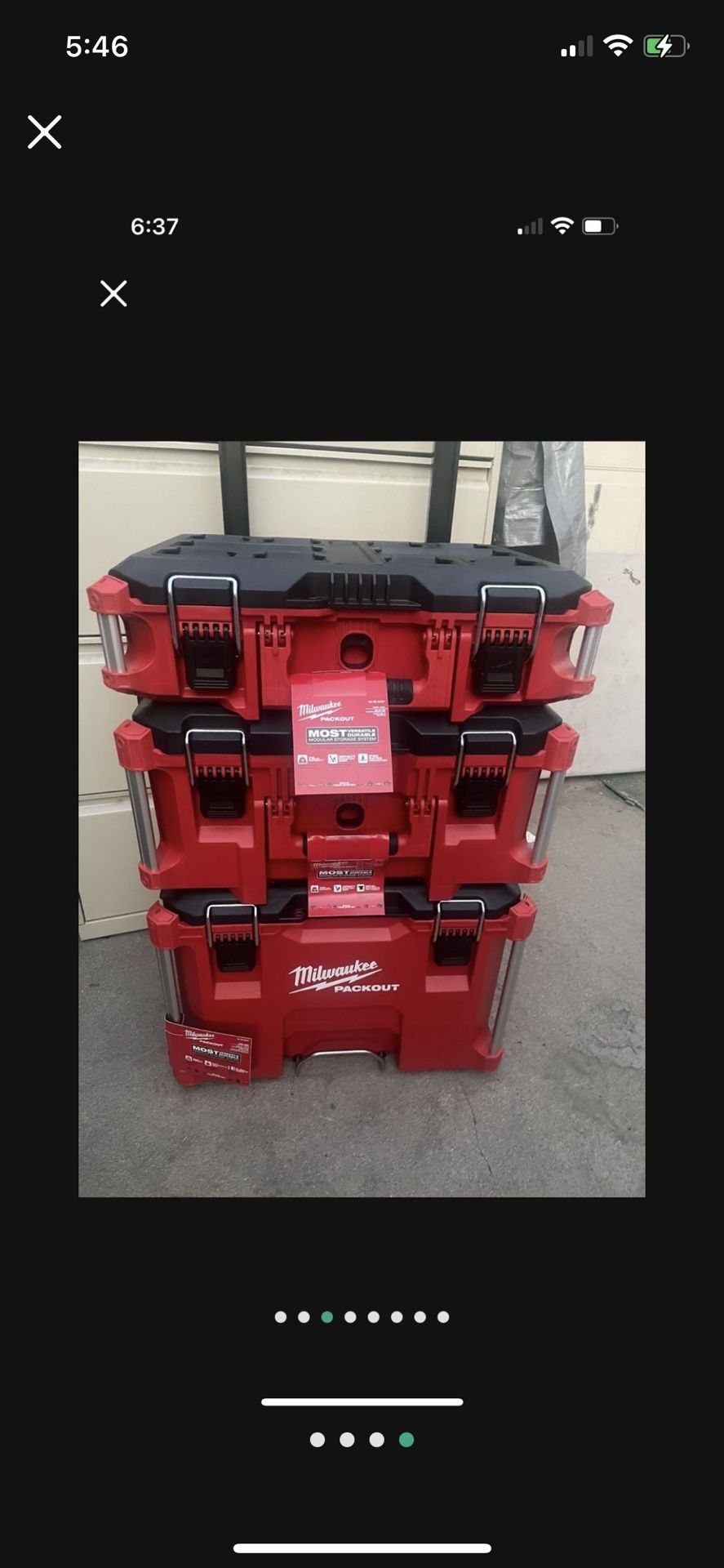 Milwaukee PACKOUT 22 in. Rolling Tool Box, 22 in. Large Tool Box and 22 in. Medium Tool Box ProSystem Low Profile Handle
