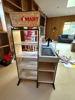 Fresh Mart Kids Grocery Store Play Set