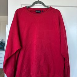 Red Crewneck Sweater