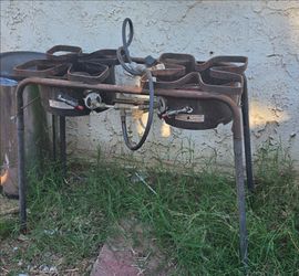 Cajun Cooker Double Burner Propane Cooker Stand