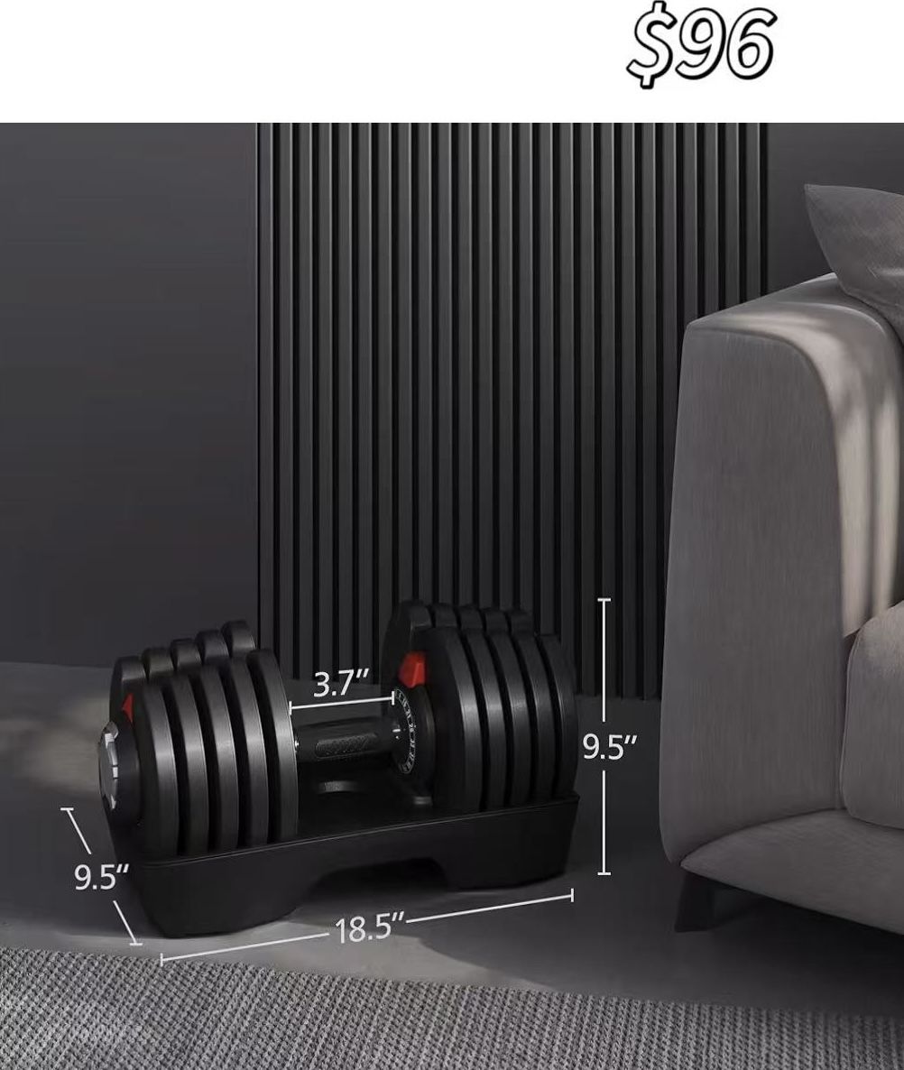 😀 Single Yaheetech Adjustable Dumbbell Set 28/40/52.5/90LBS Adjustable Dumbbells Fast Adjust Dumbbell Weight Set with Anti-Slip Handle and Tray