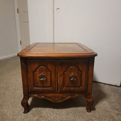 Solid Wood End Table. 