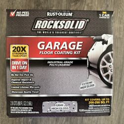 Brand New Unopened Rocksolid Garage Floor Coating Kit 1 Car