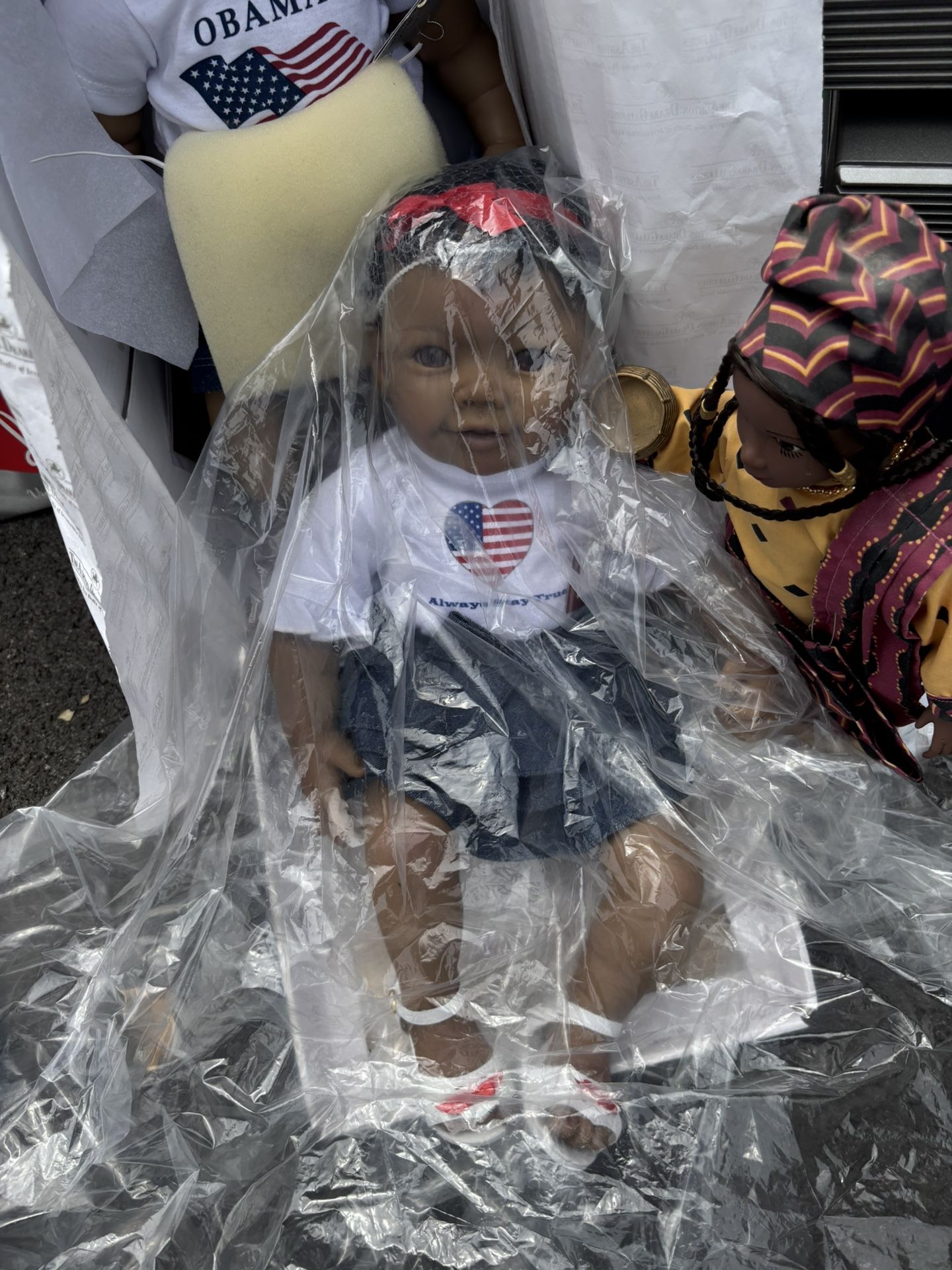 "Always Stay True" Michelle Obama Tribute Baby Doll from Ashton Drake