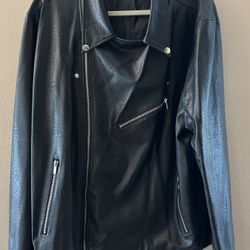 🎃 Spirit Halloween Faux Leather Jacket-Adult XL🎃Read Full Description Below