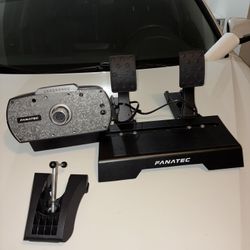 Fanatec Elite Wheel Base And Pedals 
