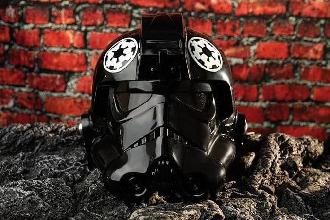 GINLANIME Star Wars Imperial Fighter Pilot Helmet Mask Prop Cosplay Adult Costume