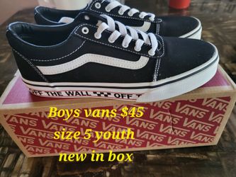 Vans new in box youth size 5 $45
